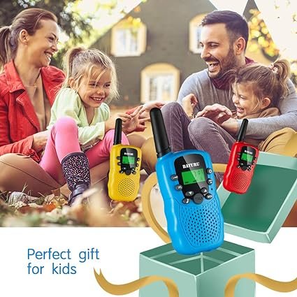 3 Outdoor Communication Device - 3 Pack Portable Radios with 22 Channels, LCD Flashlight - Ideal for Explorations, Camping, and Trekking