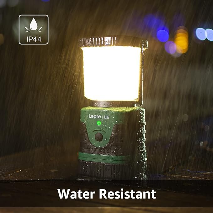 2 LE 1000LM Portable Lantern with Power Bank, Versatile Camping Gear