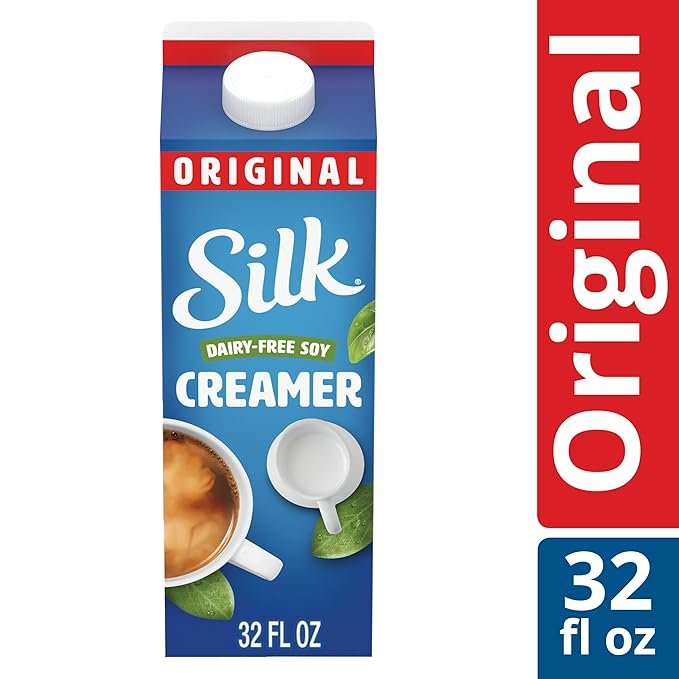 1 1 Quart Silk Original Soy Creamer, Non-GMO and Gluten-Free