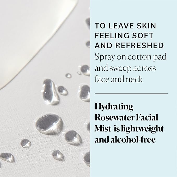 5 Sky Organics Organic Rosewater Facial Mist for Face, 100% Pure & Steam-Distilled USDA Certified to Hydrate, Balance & Refresh, 4 fl. Oz