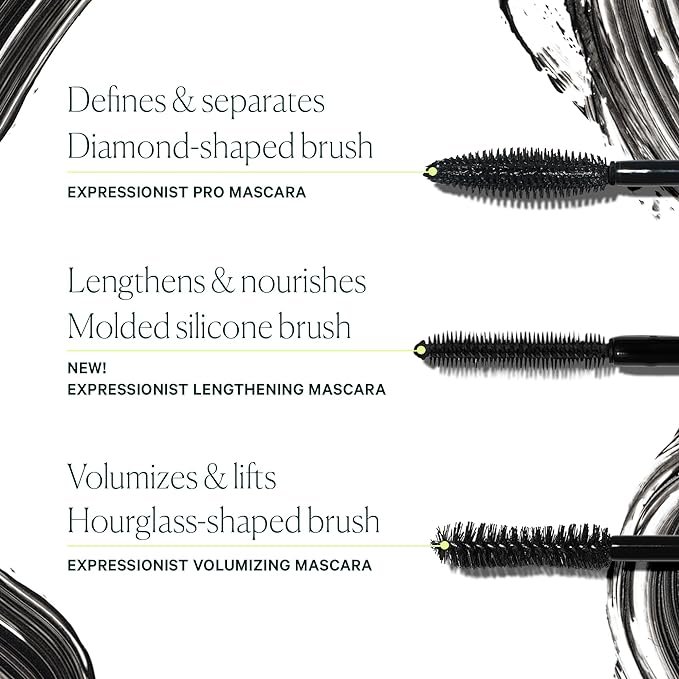 2 Well People Expressionist Lengthening Mascara, Mascara For Long, Nourished Lashes, Smudge- and Transfer-Resistant Formula, Vegan & Cruelty-free, Brown