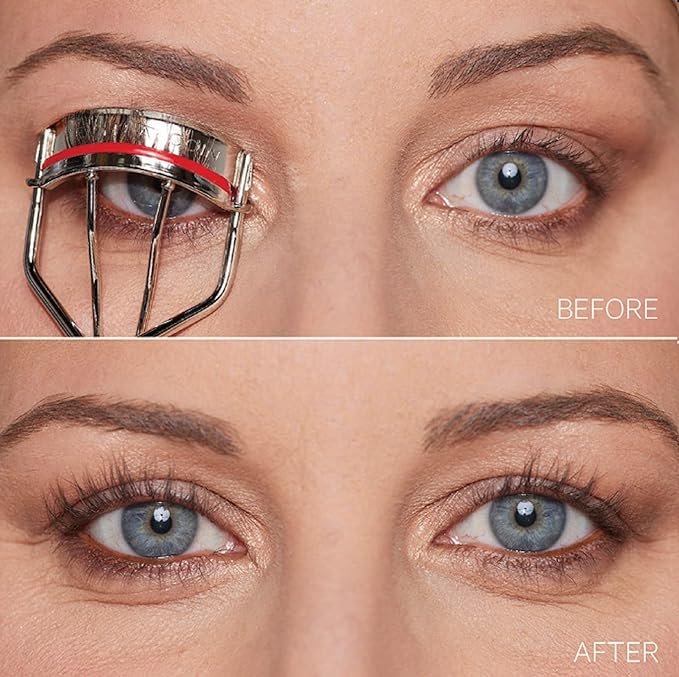 2 Kevyn Aucoin The Eyelash Curler: Easy use. Long-lasting curl of lashes effect. Wide opening. Stainless steel with two red lash cushions. Pro makeup artist tool for before & after mascara application