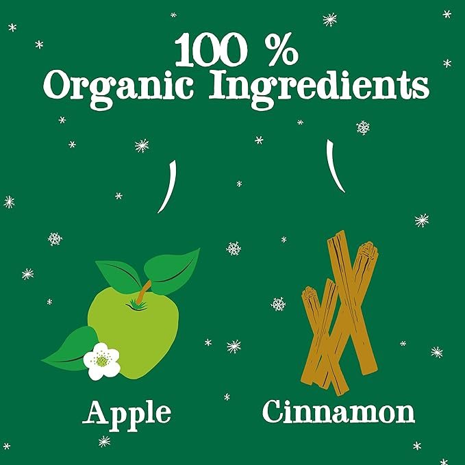 2 Clipper Tea, Winter Apple & Cinnamon, Organic Tea with Lemongrass, Licorice Root, and Hibiscus, Plant Based Herbal Tea, Caffeine Free British Tea, 1 Pack, 20 Unbleached Tea Bags