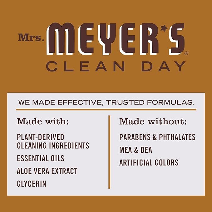 1 MRS. MEYER'S CLEAN DAY Liquid Dish Soap, Biodegradable Formula, Limited Edition Acorn Spice, 16 fl. oz - Pack of 3