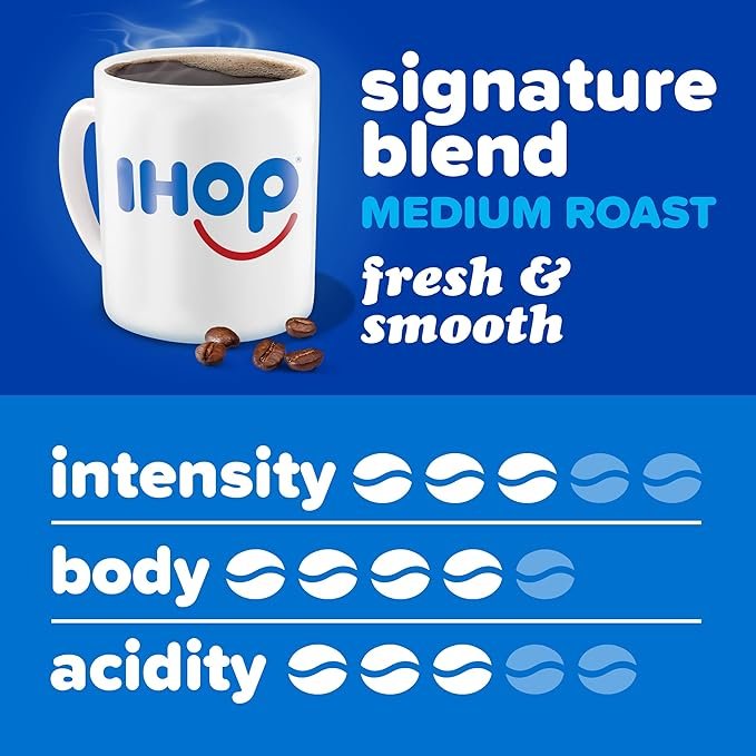 3 Medium Roast Keurig K-Cup Coffee Pods by IHOP, 10 ct Box