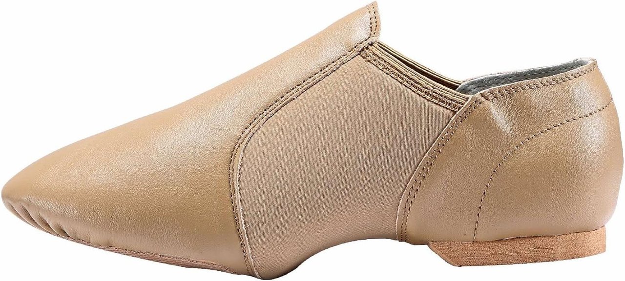 3 Dynadans Leather Upper Slip-on Jazz Shoe for Girls and Boys (Big Kid/Little Kid/Toddler)