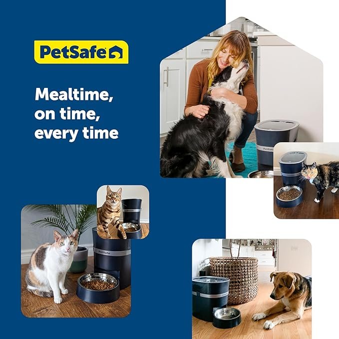 4 PetSafe Smart Feed - Electronic Pet Feeder for Cats & Dogs - 6L/24 Cup Capacity - Programmable Mealtimes - Alexa, Apple & Android Compatible - Backup Batteries Ensure Meal Delivery During Power Outage