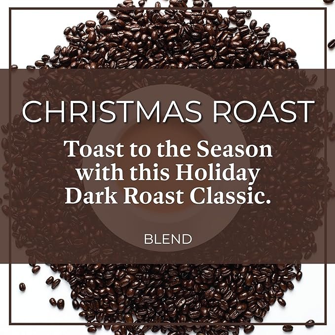 2 The Bean Organic Coffee Company Christmas Roast, Dark Roast, Whole Bean Coffee, 5-Pound Bag