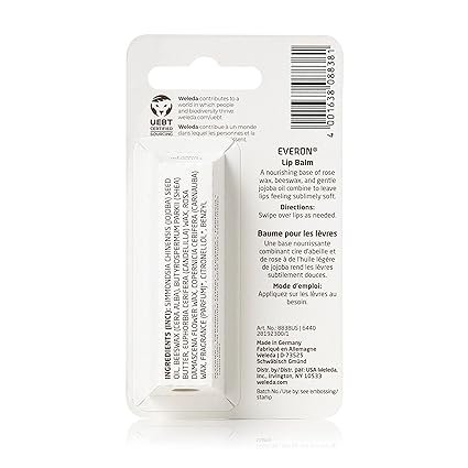 1 Weleda Everon Lip Balm, 0.17 Ounce (Pack of 3)