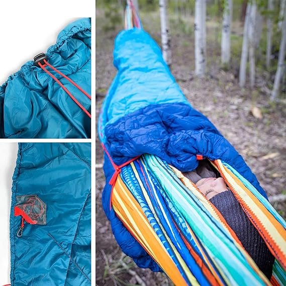 4 360 ThermaQuilt 3-in-1 Hammock Underquilt, Blanket and Sleeping Bag (Red/Crimson)