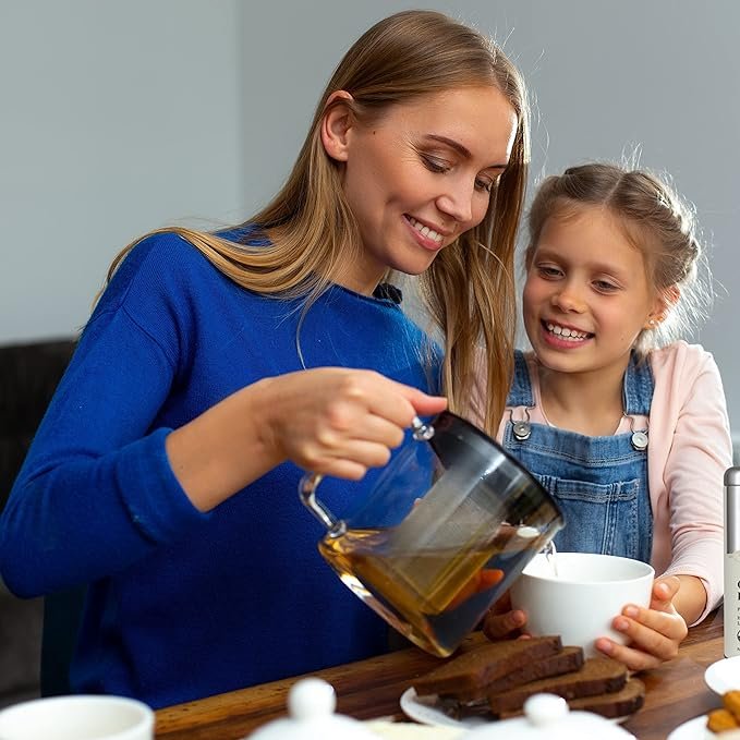 1 Respiratory and Bronchial Wellness Tea - Organic Wild Elderflower and Thyme Immune Support - 50 Servings
