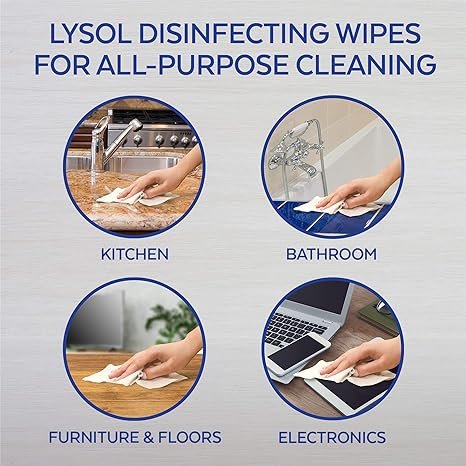 2 Crisp Linen Disinfecting Wipes