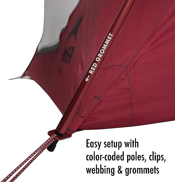 3 MSR Elixir 4-Person Lightweight Backpacking Tent