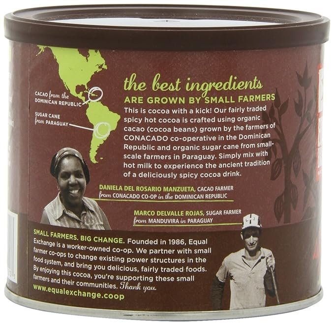 4 Equal Exchange Organic Spicy Hot Cocoa, 12-Ounce (Pack of 3)