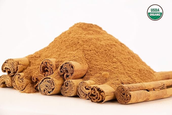 2 Ceylon Cinnamon Powder (1LB) | 100% CERTIFIED Organic | Freshly Ground Premium Sri Lanka Cinnamon For Exquisite Flavor and Aroma | Gluten Free & Non-GMO | Controlled and Packed in USA Food Facility