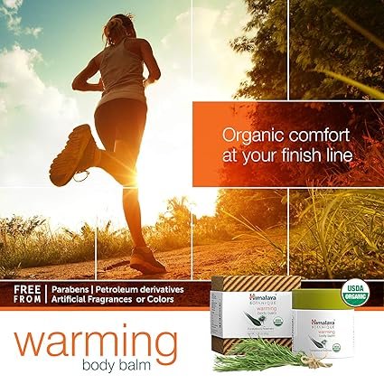 2 Himalaya Botanique Warming Body Balm, Relax and Sooth Sore Muscles and Aches, Provides Long Lasting Comfort, 1.76 oz