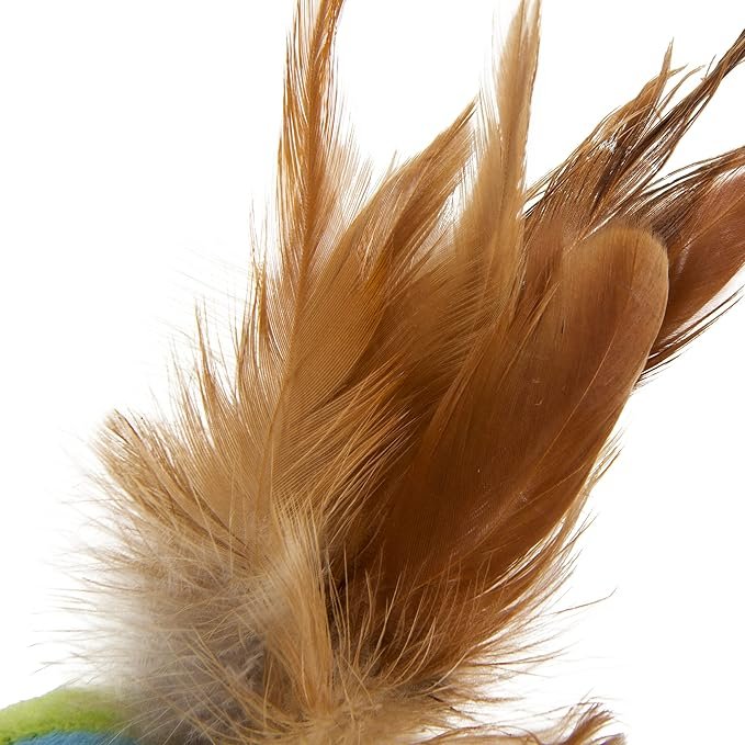 1 SmartyKat (2 Count) Flutter Balls Feather Cat Toys - Multi Color, 2 Count
