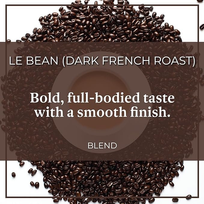 2 The Bean Organic Coffee Company Le Bean, Dark French Roast, Whole Bean Coffee, 5-Pound Bag