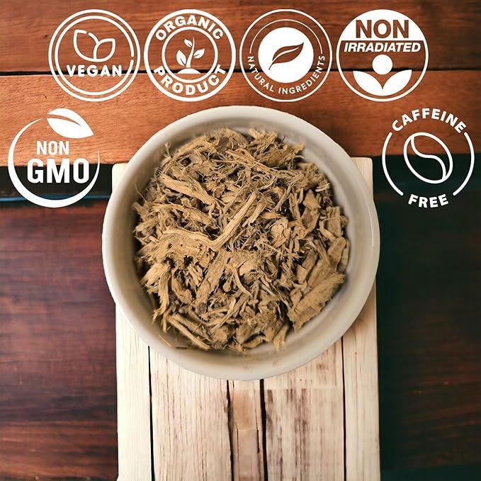2 Cure wid Pure Organic Marshmallow Root Herb 4 Oz – Cut & Sifted Marshmallow Root Tea in Eco-Friendly Resealable Bag Versatile Choice for Herbal Tea, Marshmallow Root Powder, Tinctures & More