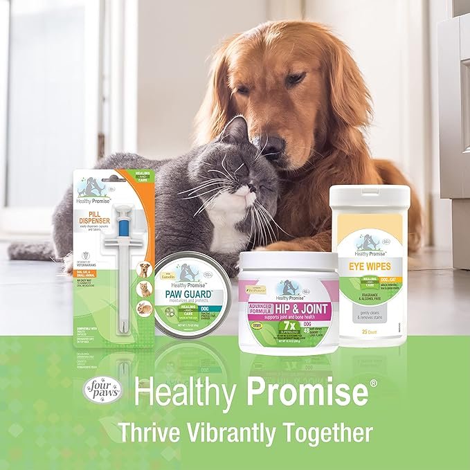 5 Four Paws Healthy Promise Aloe Ear Mite Treatment for Cats 0.75 Fl. Oz.