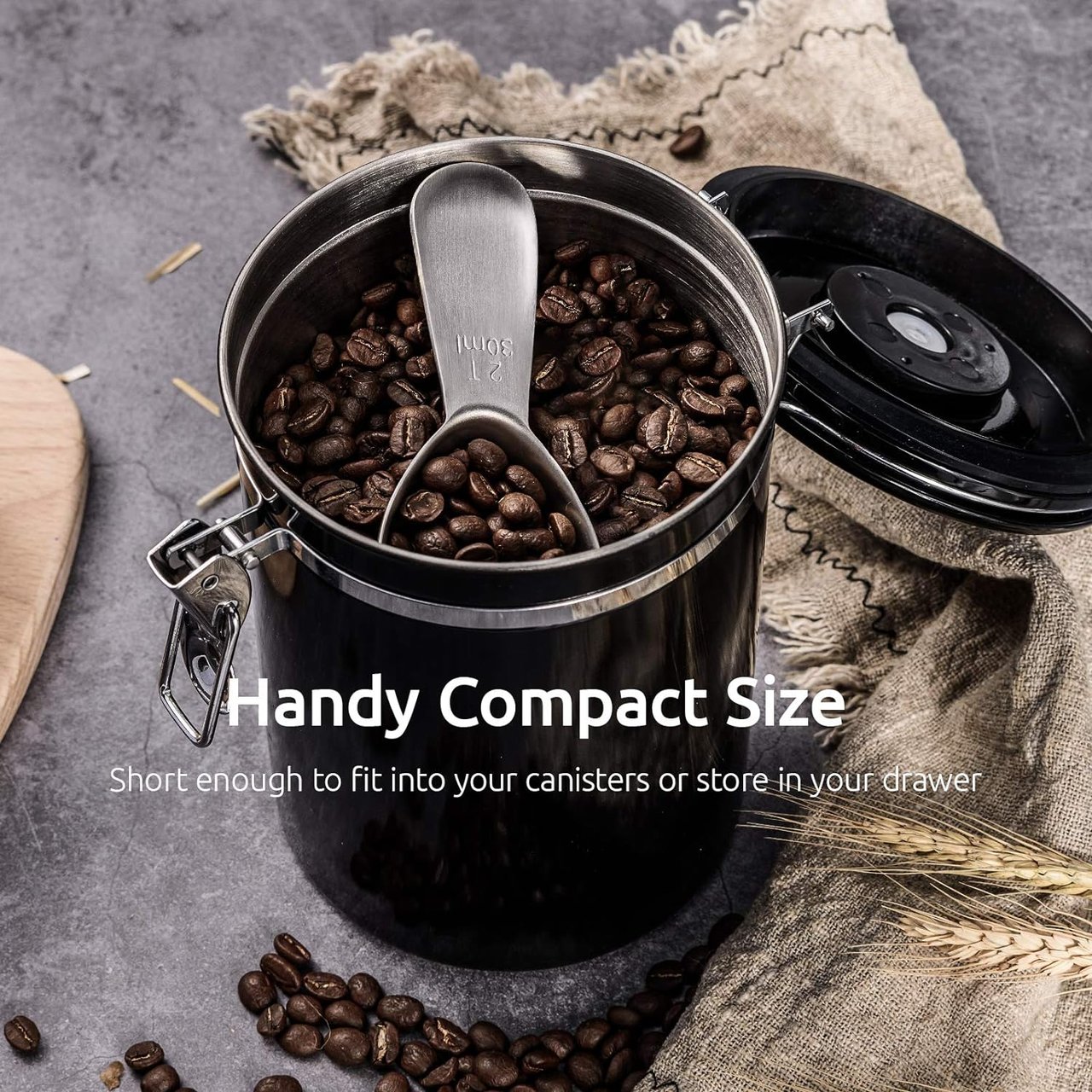 5 U-Taste Coffee Scoop: Durable 18/8 Stainless Steel Measuring Spoon for Coffee 2 Tablespoon