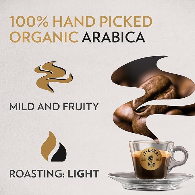 1 Lavazza Organic Light Roast Arabica Coffee Blend, USDA/Canada Organic Certified, 2.2 Lb