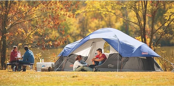3 Coleman 8-Person Red Canyon Tent