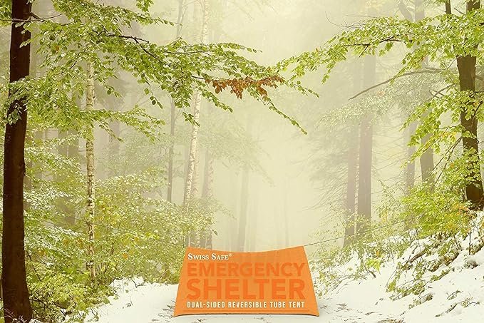 2 Waterproof Ultralight Shelter Tent+ Paracord, Tent Spikes, Zip-Ties: Reversible Two-Sided Design, Spacious and Reliable