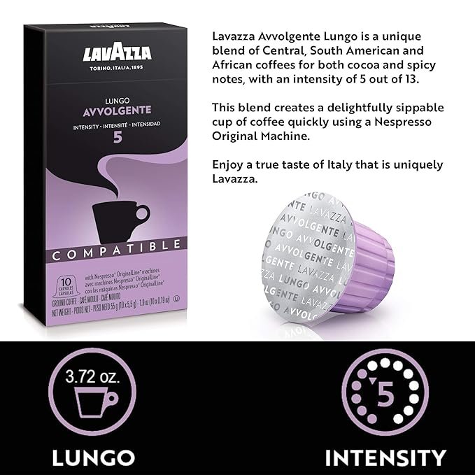 1 Italian Roast Capsules for Nespresso Original Machines (60 Pack), Bulk Package, Authentic Blend from Italy, Bold and Smooth Taste