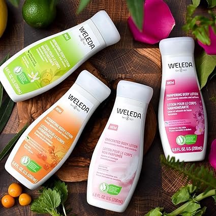 4 Weleda Calming Unscented Body Lotion, Parabens Free, 6.8 Fluid Ounce (Pack of 1)