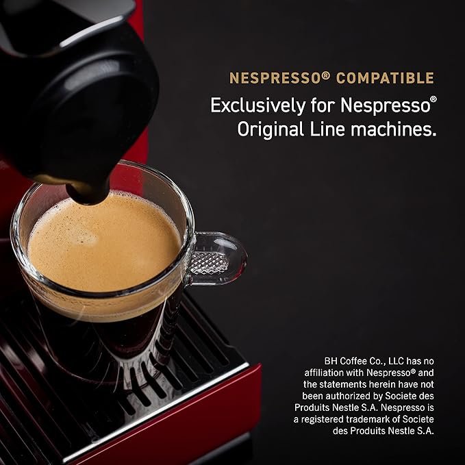 3 Barrie House Intenso Espresso Capsules (50 Count) | Compatible with OriginalLine Nespresso Machines | Bold Dark Roast | Certified Fair Trade Organic | Environmentally Friendly Aluminum Pods