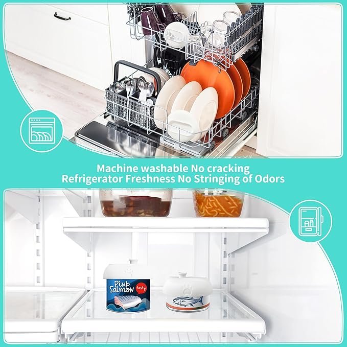 3 1 Pack Silicone Pet Can Lids,Universal BPA Free Silicone Can Lids Covers for Dog and Cat Food, One Can Cap fit Most Standard Size Canned with a Mixing Spoon and Storage Box,White