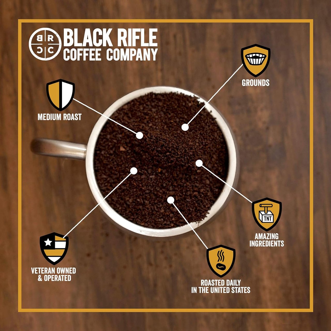 1 Midnight Roast Ground Coffee by Obsidian Java Co. (12oz)