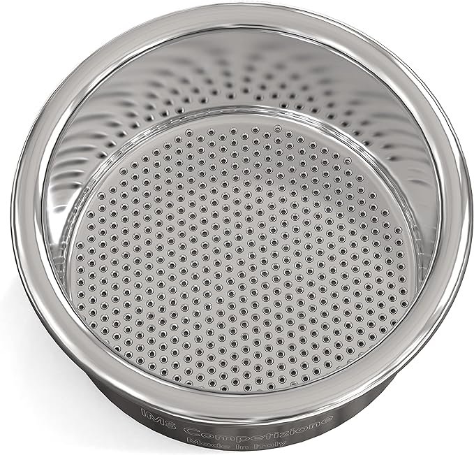 1 IMS 54mm Breville Precision Portafilter Basket, compatible with 18-22g coffee grounds for 54mm tampers and portafilters without spouts.