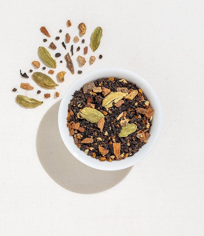 3 Art of Tea | Chaga Chai 3oz (Chaga Mushroom Tea) | Wellness Loose Leaf Artisan Tea