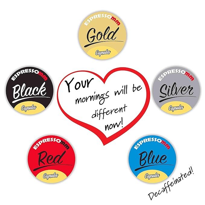3 ESPRESSOMM Limited Edition Coffee Capsules.