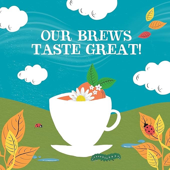 4 Clipper Tea Chamomile & Peach Teabags – USDA Organic, Great Hot or Iced – Natural, Fair & Delicious Fruity Chamomile & Peach Infusion – 50 Tea Bags