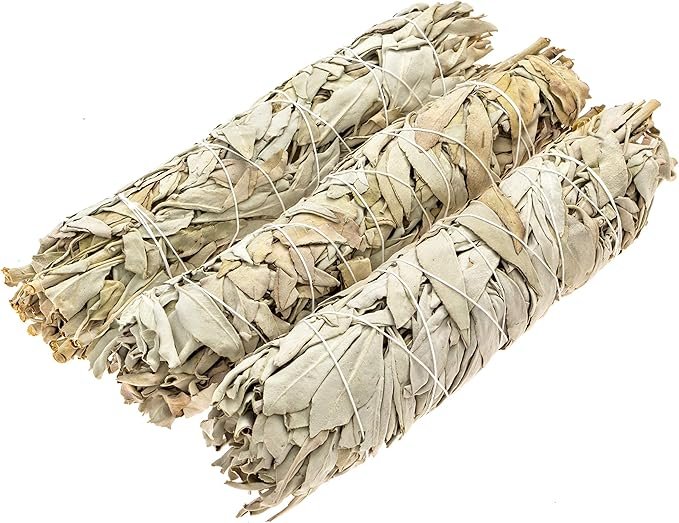 3 Alternative Imagination Premium California White Sage Smudge Sticks (9 Inch), 3 Pack, Packaged in USA