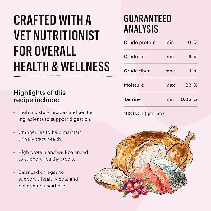 3 The Honest Kitchen Minced - Chicken & Salmon in Bone Broth Gravy Wet Cat Food, 5.5 oz (Pack of 12)