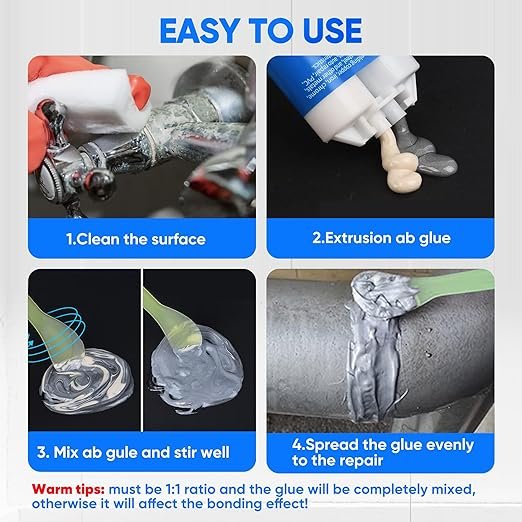 2 Epoxy Metal Bond: Heavy-Duty 1.76oz 2-Component Adhesive