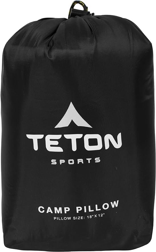 1 TETON Sports Camp Pillow; Great for Travel, Camping and Backpacking; Washable,