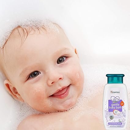 2 Himalaya Gentle Baby Bath, Gentle, Non-Irritating Cleanser for Nourishing Your Babyâ€™s Skin,6.76 Fl Oz (Pack of 3)