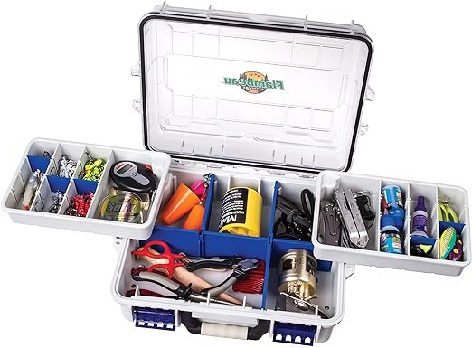 2 Waterproof Tackle Bag 3000, Gray/Clear
