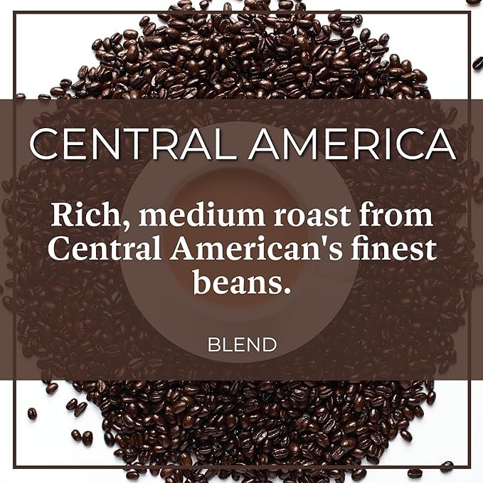 2 The Bean Organic Coffee Company Central America, Medium Roast, Whole Bean Coffee, 16-Ounce Bag