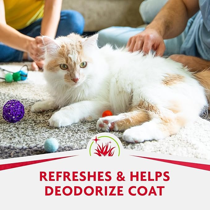 3 Furminator DeShedding Grooming Wipes for Cats Refresh and Deodorize Coat Without Bathing, 50 Count