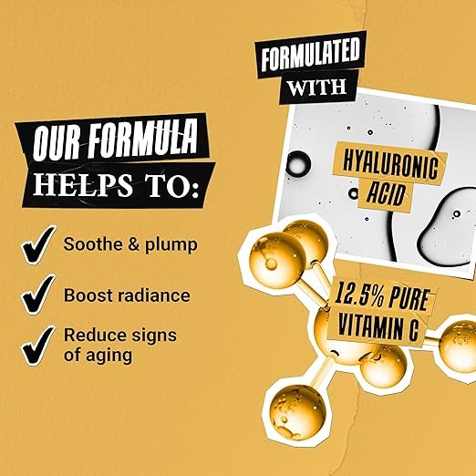 2 Kiehl's Powerful-Strength 12.5% Vitamin C Serum, Line-Reducing Concentrate for Face, Boosts Radiance & Firmness, Smooths & Plumps Skin, with Hyaluronic Acid, Dermatologist-Tested, Paraben-free