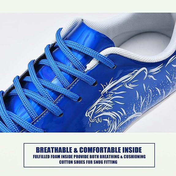 1 HESBITEUL Mens Track and Field Shoes Sprint Sport Sneakers Youth Professional Training Racing Running Shoes