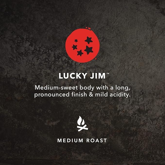 2 Kicking Horse Coffee Lucky Jim Whole Beans, Medium Roast, Certified Organic Fairtrade, Chocolate, 35 Oz (Package may Vary)