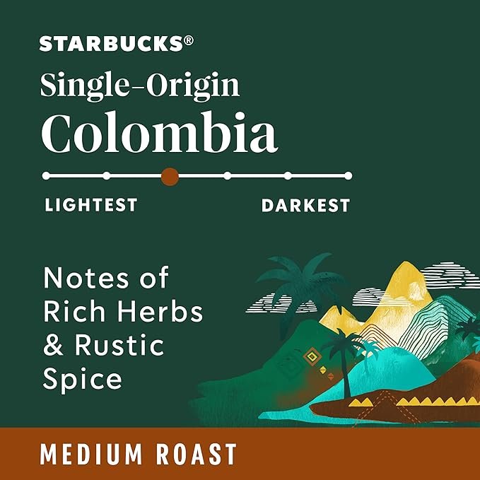 1 Coffee Pods — Colombia Medium Roast for Keurig Brewers — 6 boxes (60 pods total)