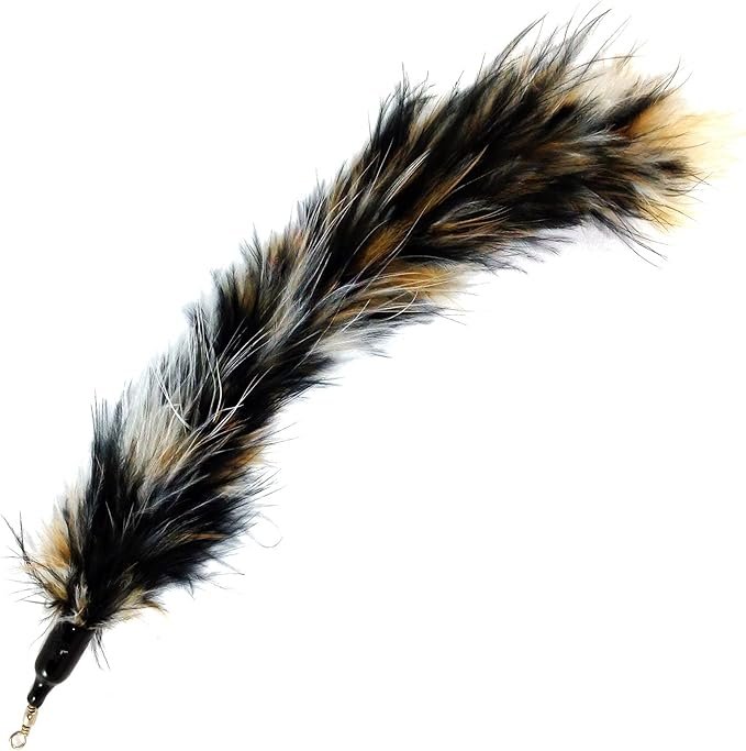 1 Pet Fit For Life Multi Piece Replacement Feathers Pack Plus Bonus Soft Furry Tail for Interactive Cat and Kitten Toy Wands…